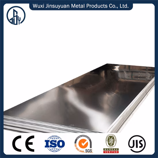1.2mm 1.5mm 2.0mm épaisseur 4X10 5X10 ASTM 304 316L 16 plaque de tôle d'acier inoxydable de 24 mesures